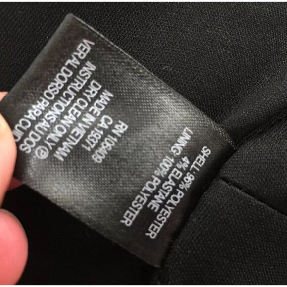 Tahari Women Off Shoulder Strap Back Zip Wide Leg Jump Suit Black Size 8 - Picture 6 of 16